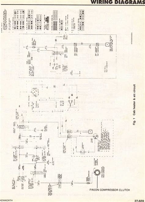 Kenworth T800 Fuse Panel Diagram 1996