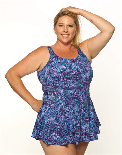 T.H.E. Mastectomy Swim Dress - SIZE 20W | WPH