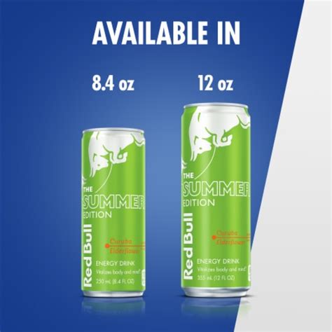 Red Bull Green Edition Curuba Elderflower Energy Drink 4 Pk 12 Fl Oz Kroger