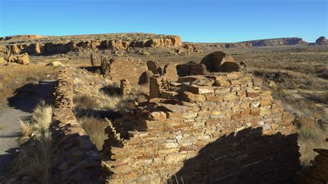 Chaco Canyon Ancient Ruins In New Mexico Image Free Stock Photo