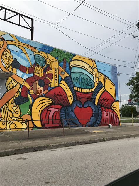 Some Beautiful Houston Proud Murals Downtown Rhouston