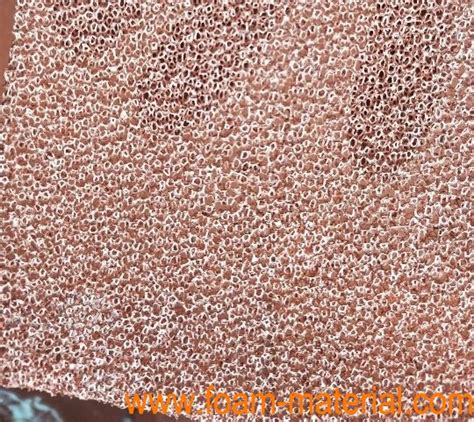 High Porosity Copper Foam Electrode Sheetcu Foam