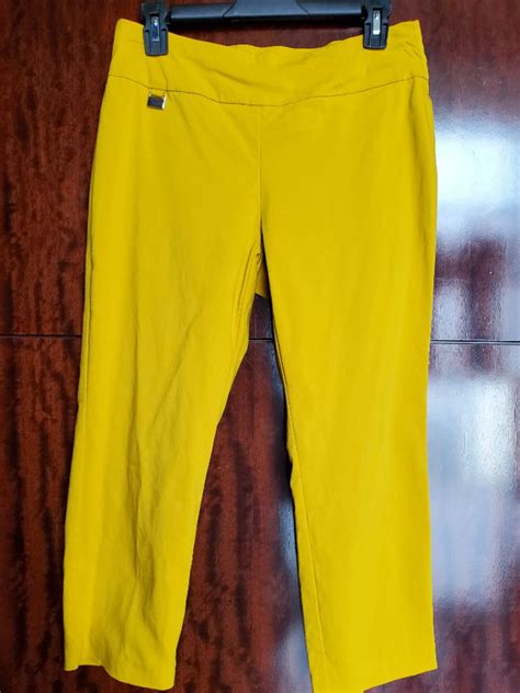 New Alfani Mustard Yellow Pants Fesyen Wanita Pakaian Wanita Bawahan