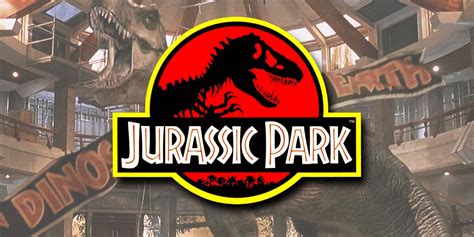 Jurassic Park Logo Red Or Yellow Woodslima