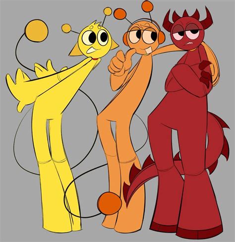 Sunset Trio Sprunki In 2024 Cute Drawings Character Design Inspiration Character Design