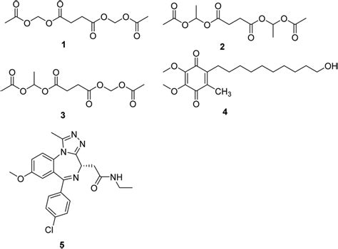 Chemical structures of compounds 1–5 | Download Scientific Diagram