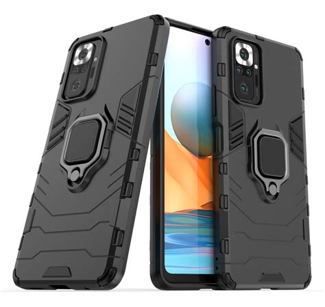 Funda Xiaomi Redmi Note 10 Pro Uso Rudo Ring Case Vidrio 9d Mercadolibre