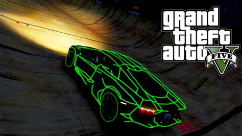 Gta 5 Pc Mods Huge Modded Stunt Ramps W Neon Lambo Car Mod Gta 5 Mods Gta Junkies