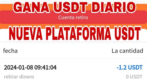 Nuevo Sitio de Inversión en USDT Pagando Mínima Inversión 5 Usdt y