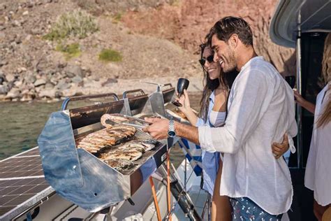 Santorin Tag Luxus Katamaran Kreuzfahrt Mit Mahlzeit Getr Nken