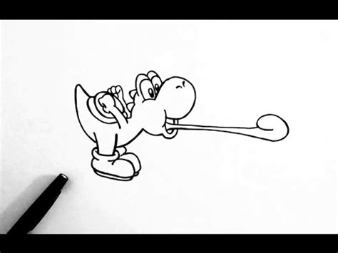 Comment Dessiner Yoshi Mario Youtube