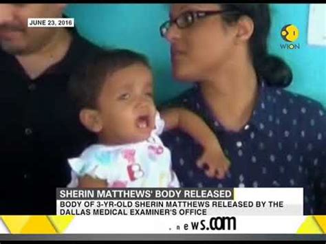 Sherin Mathews Body Released YouTube