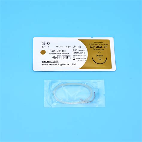 Disposable Chromic Catgut Chromium Thread Medical Absorbable Surgical