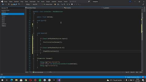 Unity S F Rdan C Coroutine Stopallcoroutines Kullan M Youtube