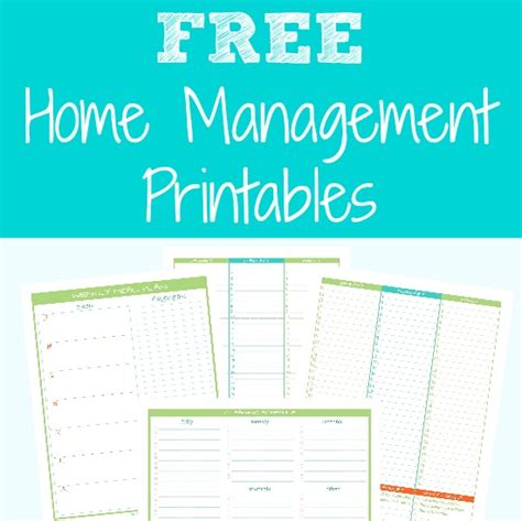 Free Home Management Printables 12462 Hot Sex Picture