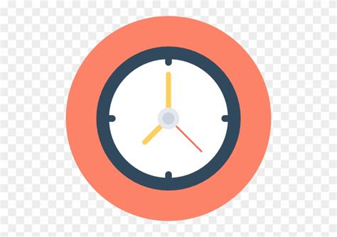 Time And Date Icon Clock Flat Icon Png Free Transparent Png Clipart