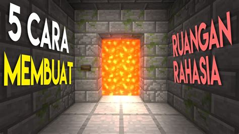 5 Cara Membuat Ruangan Rahasia Terbaik Di Minecraft Simple Easy