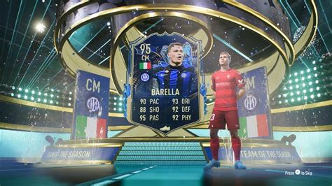 Fifa Player Walkout Tots Barella Youtube