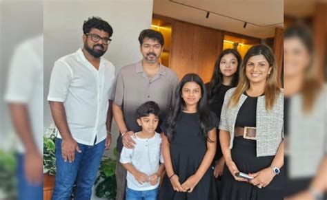 thalapathy vijays meet  greet session  rambha   family