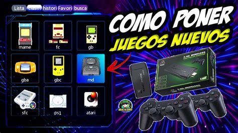 COMO PONER JUEGOS NUEVOS CORRECTAMENTE EN TU Game Stick Lite 4k FÁCIL