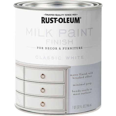 Rust Oleum Qt Classic White Milk Paint Do It Best