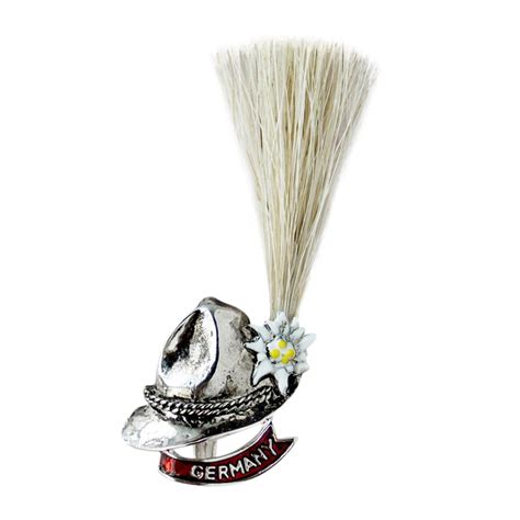 German Oktoberfest Hat Pin Metal Alpine Hat & Gamsbart – GermanGiftOutlet