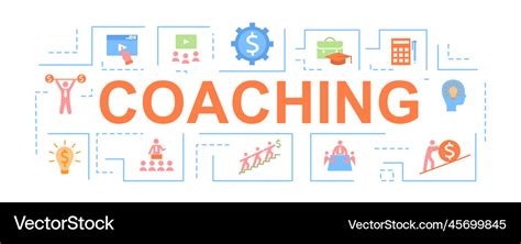 Business coaching banner Royalty Free Vector Image