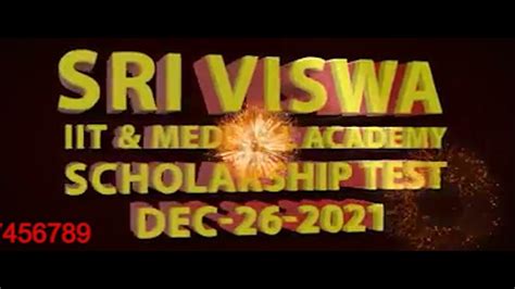 Sri Viswa Iit And Medical Academyvisakhapatnam Youtube