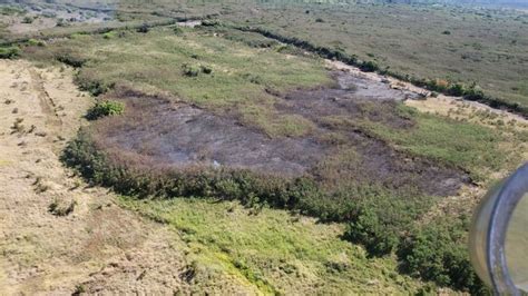 Hawaii island firefighters fight brush fire near Punaluu Beach ...