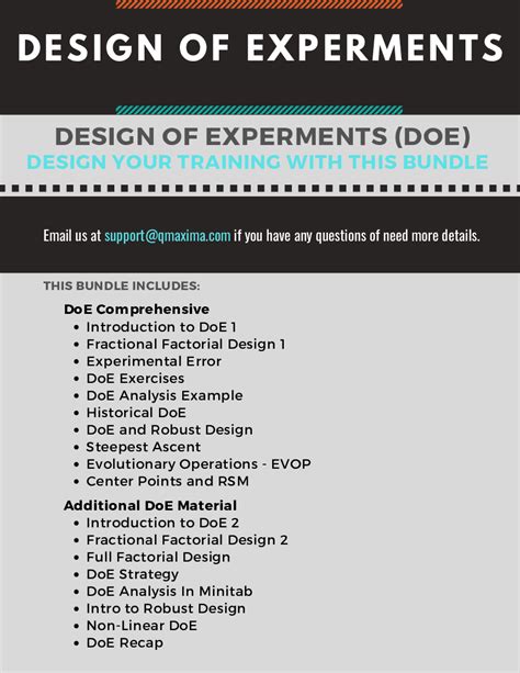 Design For Six Sigma Dfss And Design Of Experiments Doe Pdf