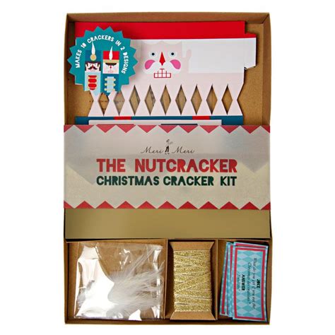 Nutcracker Christmas Cracker Kit Diy Christmas Crackers Christmas