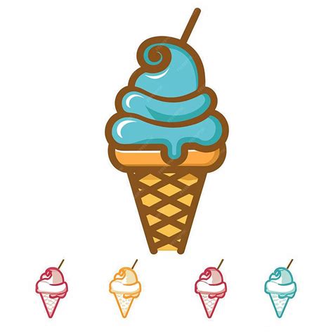 Premium Vector Set Of Ice Cream And Popsicle Vector Illustratition