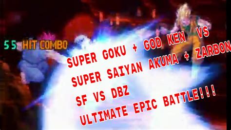 Dream Fights Super Goku God Ken Versus Super Saiyan Akuma Zarbon