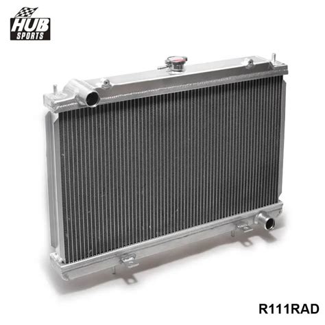 50MM 2 Row Manual Racing Aluminum Radiator For Nissan Silvia S14 S15