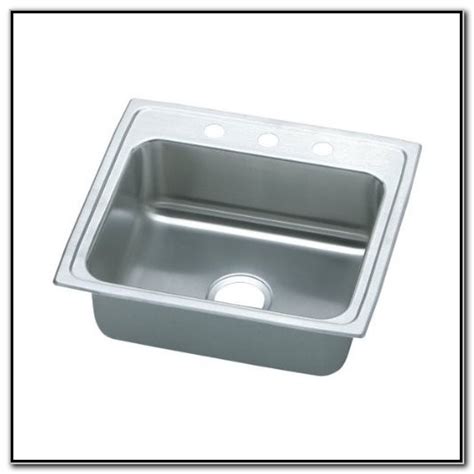 Elkay Single Basin Stainless Steel Kitchen Sink - Sink And Faucets : Home Decorating Ideas # ...