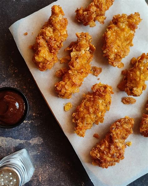 Tenders De Poulet Croustillants Aux Corn Flakes Chocacaothe