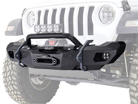 Lod Offroad Black Ops Shorty Bull Bar Front Winch Bumper Bare Lod Jfb1884 00 Realtruck