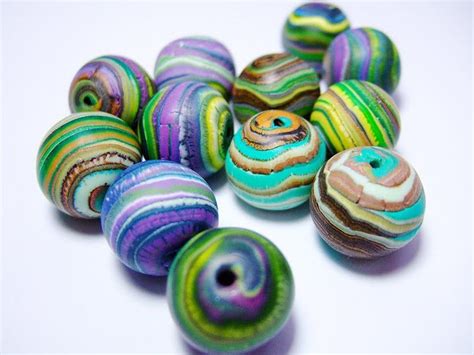 Free Bead Tutorial From Polynanas Place Polymer Crafts Polymer Clay