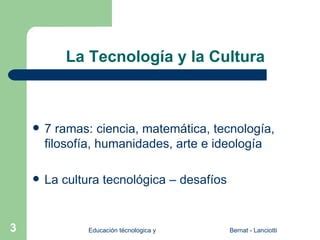 La educación tecnológica gay ferreras PPT