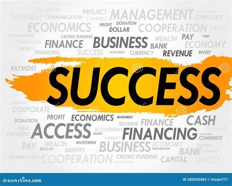 Success Word Cloud Stock Illustration Illustration Of Opportunity