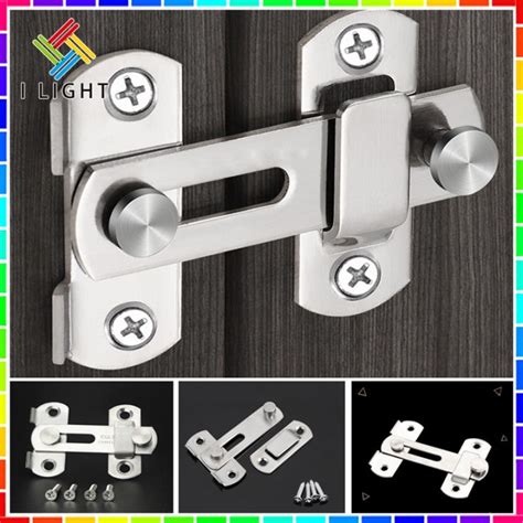 Door Hasp Latch Lock 304 Stainless Steel Safety Packlock Clasp For Outdoorandindoor Lazada Ph