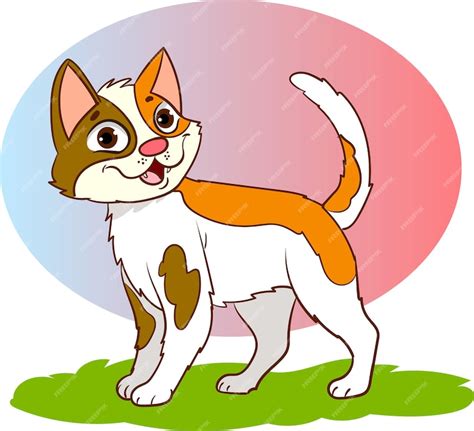 Premium Vector Vector Illustration Of A Cute Cat Cartoon Style