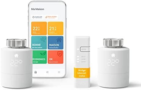 Netatmo Starter Pack Tête Thermostatique Connectée et Intelligente