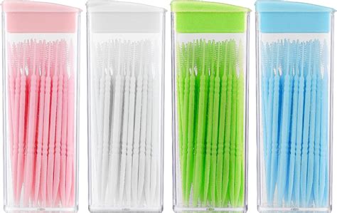 Amazon Wllhyf Pcs Double Head Pcs Box Plastic Toothpick