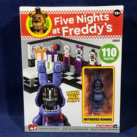 Paper Pals Party W Withered Bonnie Set Five Nights At Freddys