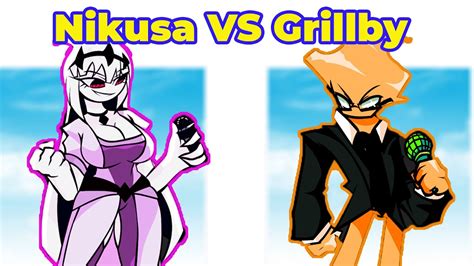 Friday Night Funkin Entity Nikusa Vs Grillby Promenade Fnf Mod Youtube