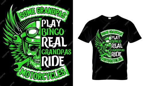 Premium Vector Some Grandpas Play Bingo Real Grandpas Ride