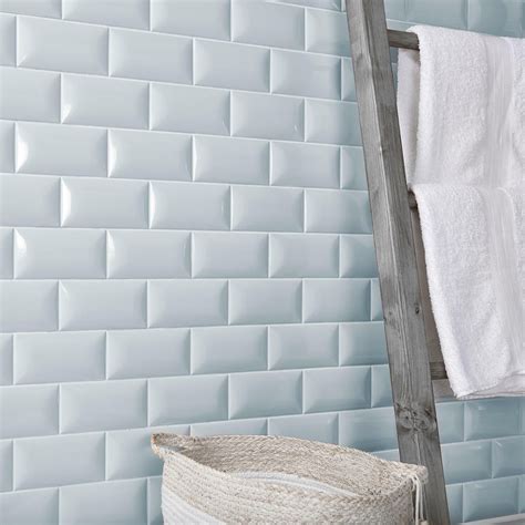 Bella Craquele Blue Wall Tile Tiles From Tile Mountain