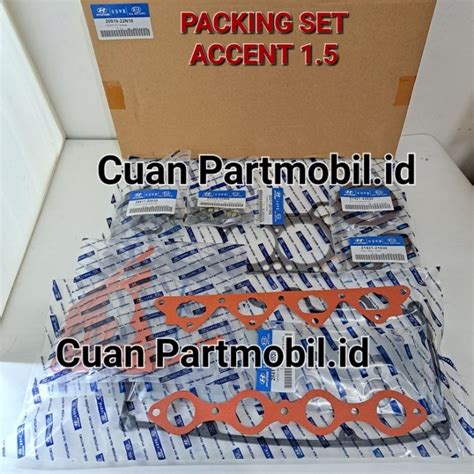 Jual PACKING SET KOMPLIT HYUNDAI ACCENT 1 5 CAKRA AVEGA VERNA Shopee