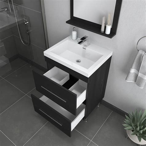 24 Black Bathroom Vanity